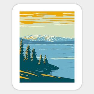 Scenic Digital Artwork Painting Sticker